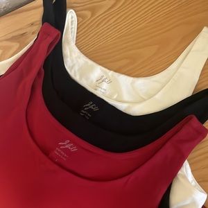 Set of Three! J. Jill Perfect Shelf-Bra Tanks